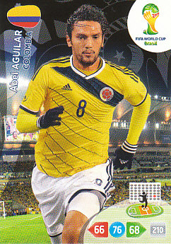 Abel Aguilar Colombia Panini 2014 World Cup #82